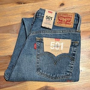 Women Levi 501 Skinny Jeans